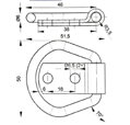 Upínací bod ZBR 025 na 250kg