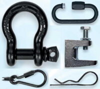Příslušenství blackline Safetex, třmeny, rychlospojky, zkracovač lanka, karabiny