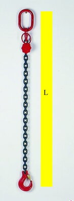 zvedací vázací řetěz jednopramenný 8000 kg AK1-16-8-LHG
