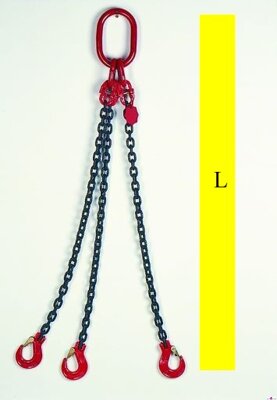 Zvedací vázací řetěz třípramenný 4250kg AK3-08-8-LHG