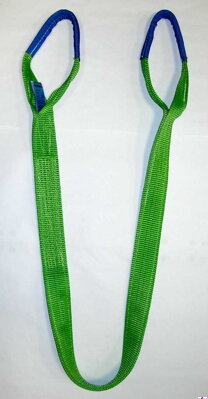  Plochý zvedací textilní pás s polyuretanovou ochranou, nosnost 2t , délka 6m