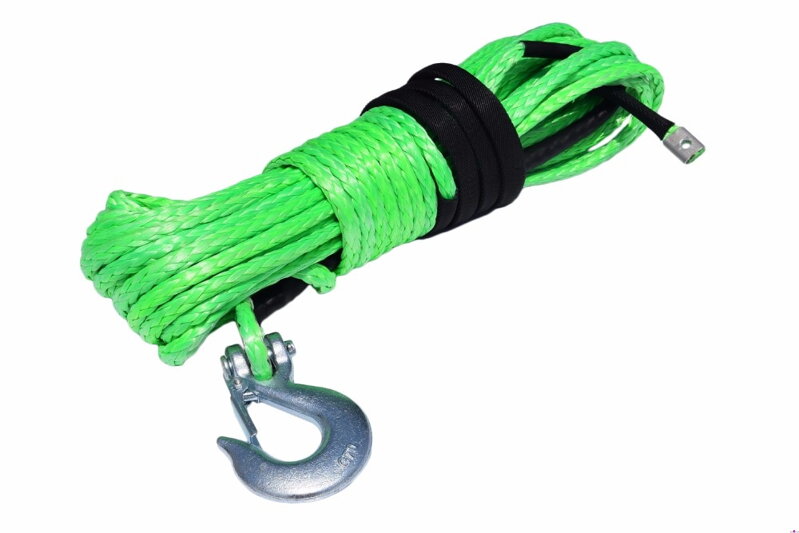 Syntetické navijákové lano s hákem průměr 6 mm Syntetické navijákové lano s hákem průměr 6 mm