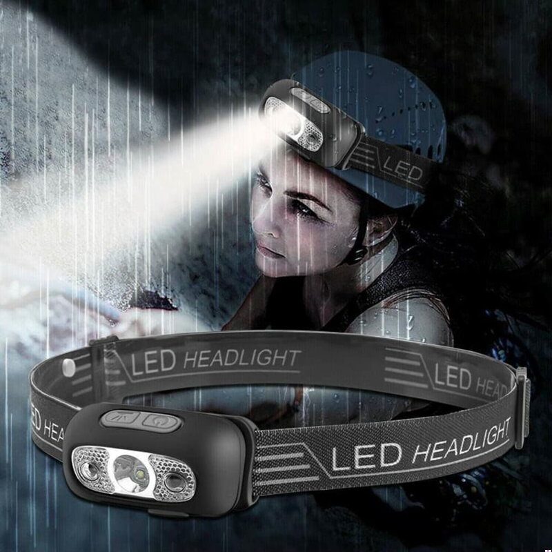 Čelová svítílna se senzorem pohybu