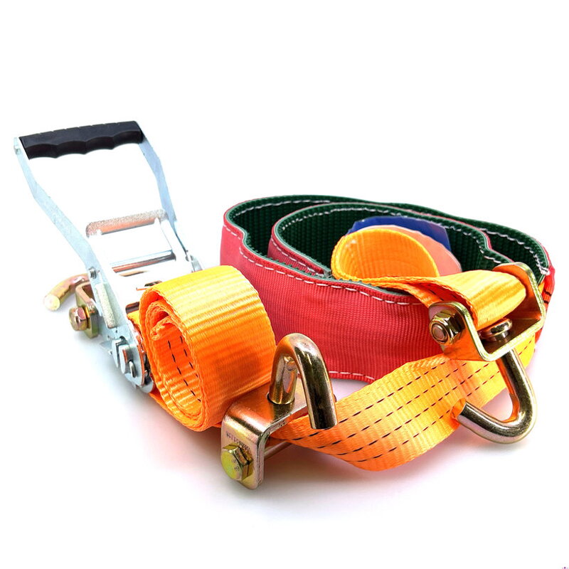 50E-2-DR-CLH-CLH-03.00-S - Pás pro přepravu vozidel 4t s jednoduchými otočnými háky a ochranou ARB, VDI 2700 8.1