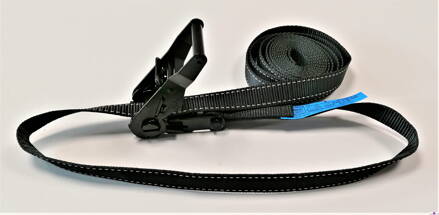  černý upínací pás - kurta 1500kg 25S-1-B-DR - black